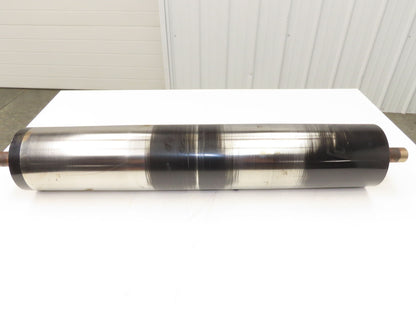 Hytrol Conveyor 6"x 36" Crowned Take-Up/Tail Pulley 33"BF 1-7/16" Shaft