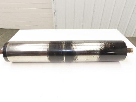 Hytrol Conveyor 6"x 36" Crowned Take-Up/Tail Pulley 33"BF 1-7/16" Shaft