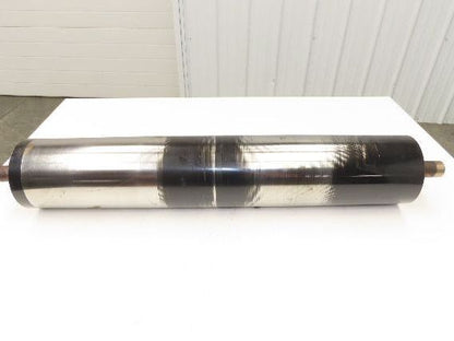 Hytrol Conveyor 6"x 36" Crowned Take-Up/Tail Pulley 33"BF 1-7/16" Shaft