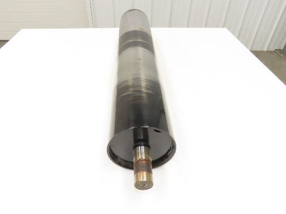 Hytrol Conveyor 6"x 36" Crowned Take-Up/Tail Pulley 33"BF 1-7/16" Shaft