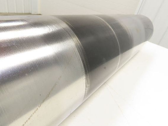 Hytrol Conveyor 6"x 36" Crowned Take-Up/Tail Pulley 33"BF 1-7/16" Shaft