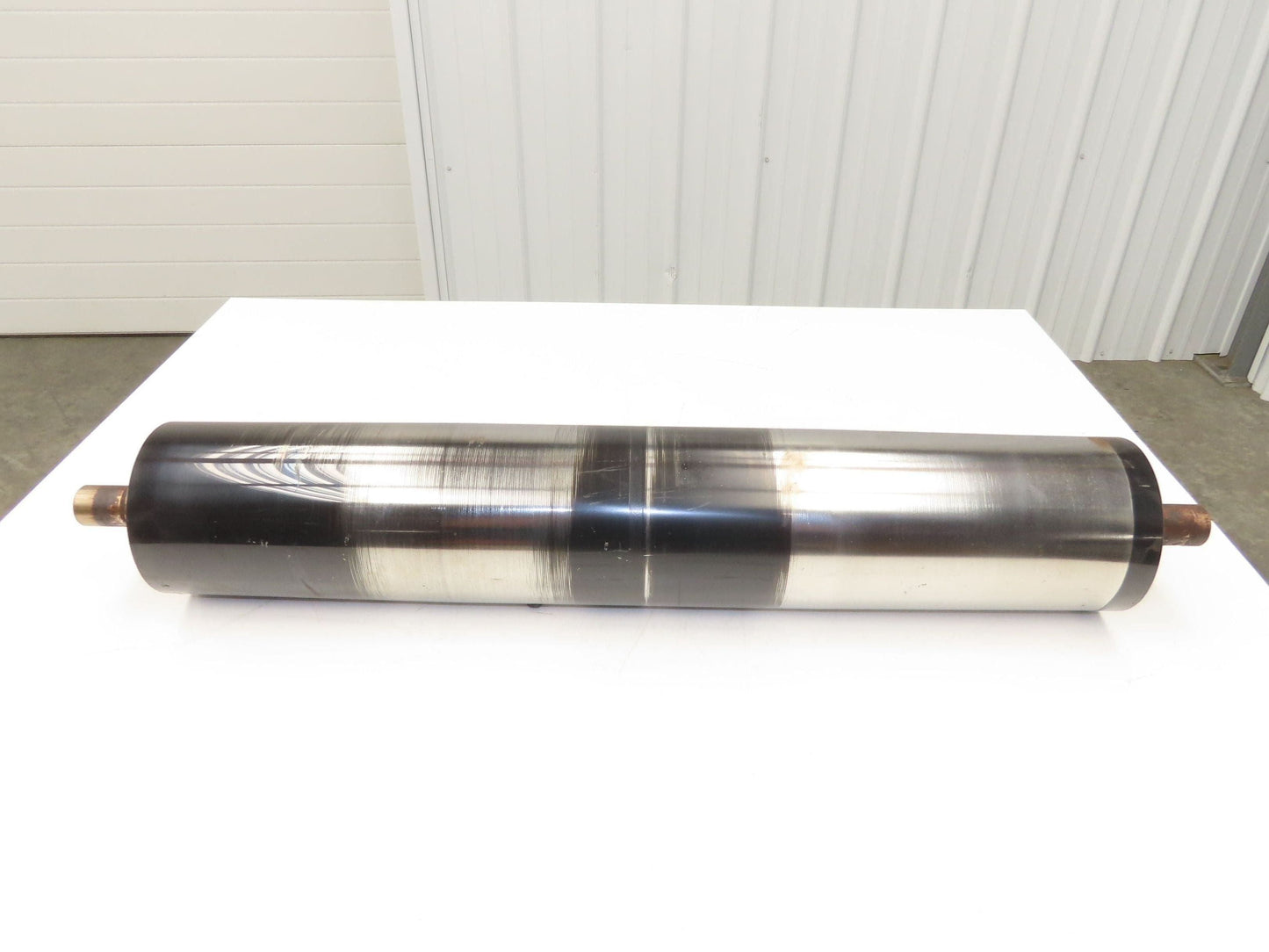 Hytrol Conveyor 6"x 36" Crowned Take-Up/Tail Pulley 33"BF 1-7/16" Shaft