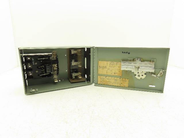 General Electric QMR261 Fusible Disconnect 30A 600vAC 3 Pole 10Hp Max 3Hp Std