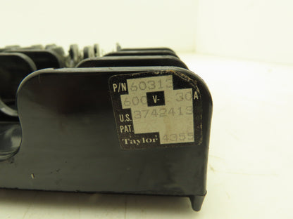 Taylor 60313 Fuse Holder 600V 30A 5x3/4" Lot of 11