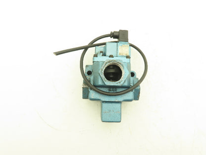 Mac 250B-611JA 3 Way Pneumatic Air Valve Pilot 24VDC 25-150psi