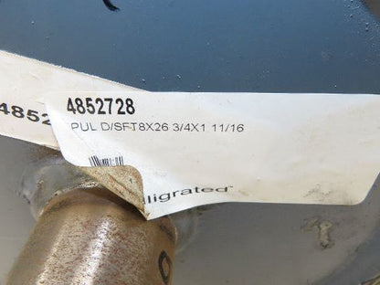 Intelligrated 28" Conveyor Lagged Grip Top Pulley 8"x 26-3/4"W 1-11/16" Shaft