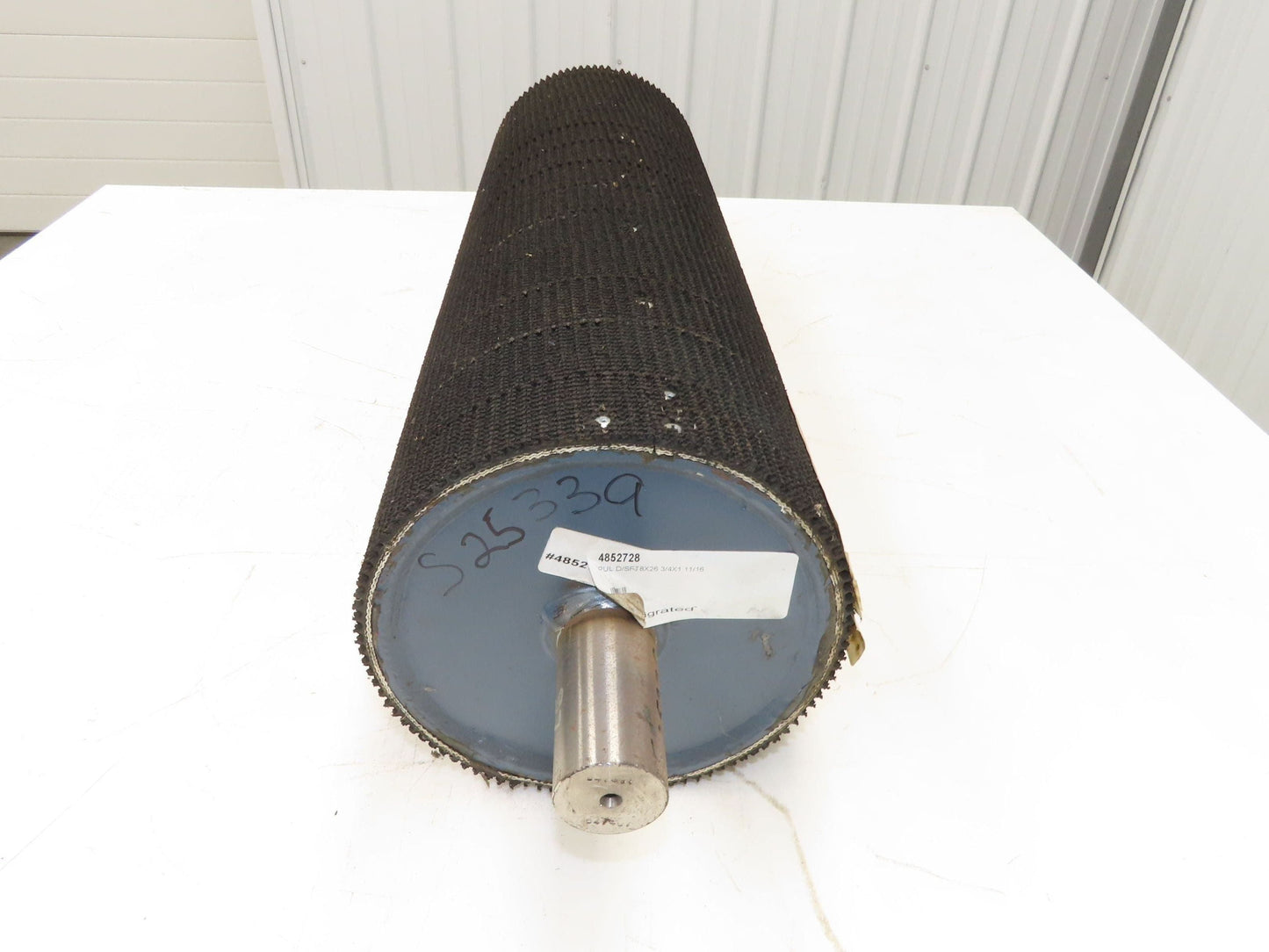 Intelligrated 28" Conveyor Lagged Grip Top Pulley 8"x 26-3/4"W 1-11/16" Shaft