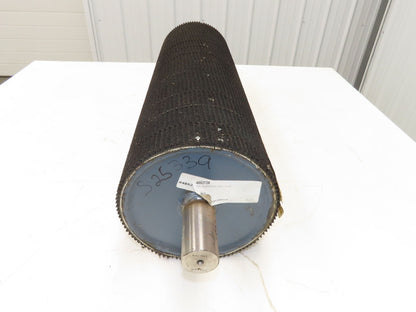 Intelligrated 28" Conveyor Lagged Grip Top Pulley 8"x 26-3/4"W 1-11/16" Shaft