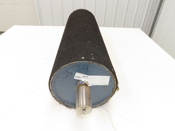 Intelligrated 28" Conveyor Lagged Grip Top Pulley 8"x 26-3/4"W 1-11/16" Shaft