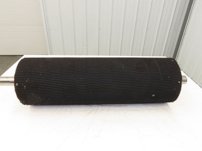 Intelligrated 28" Conveyor Lagged Grip Top Pulley 8"x 26-3/4"W 1-11/16" Shaft