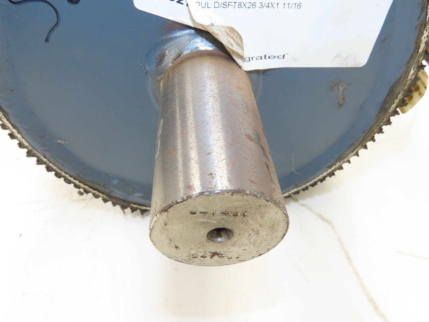 Intelligrated 28" Conveyor Lagged Grip Top Pulley 8"x 26-3/4"W 1-11/16" Shaft