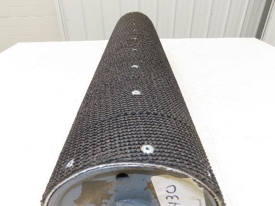Intelligrated 30" Conveyor Lagged Grip-Top Pulley 6"x 28-3/4"W 1-7/16" Shaft