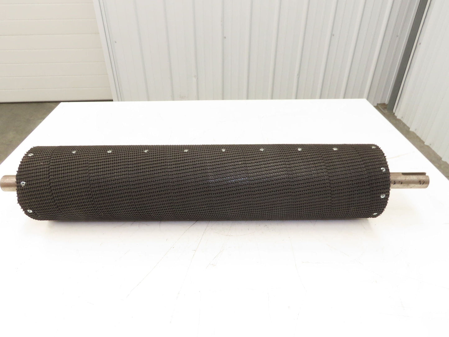 Intelligrated 30" Conveyor Lagged Grip-Top Pulley 6"x 28-3/4"W 1-7/16" Shaft