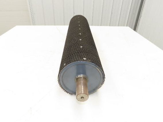 Intelligrated 30" Conveyor Lagged Grip-Top Pulley 6"x 28-3/4"W 1-7/16" Shaft