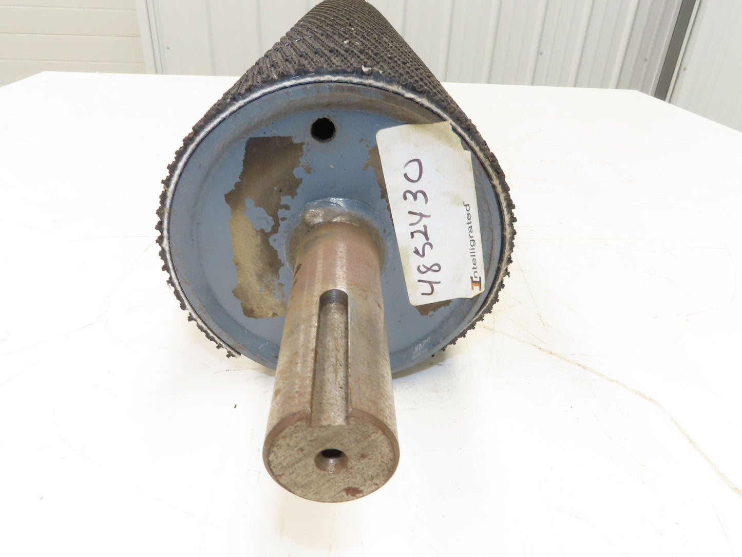 Intelligrated 30" Conveyor Lagged Grip-Top Pulley 6"x 28-3/4"W 1-7/16" Shaft