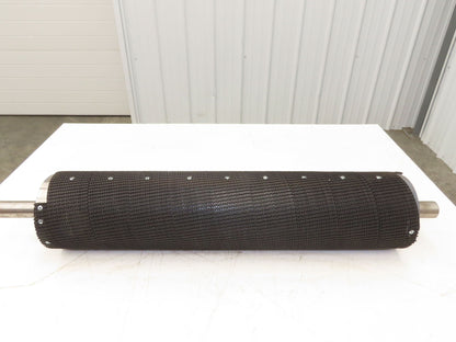 Intelligrated 30" Conveyor Lagged Grip-Top Pulley 6"x 28-3/4"W 1-7/16" Shaft