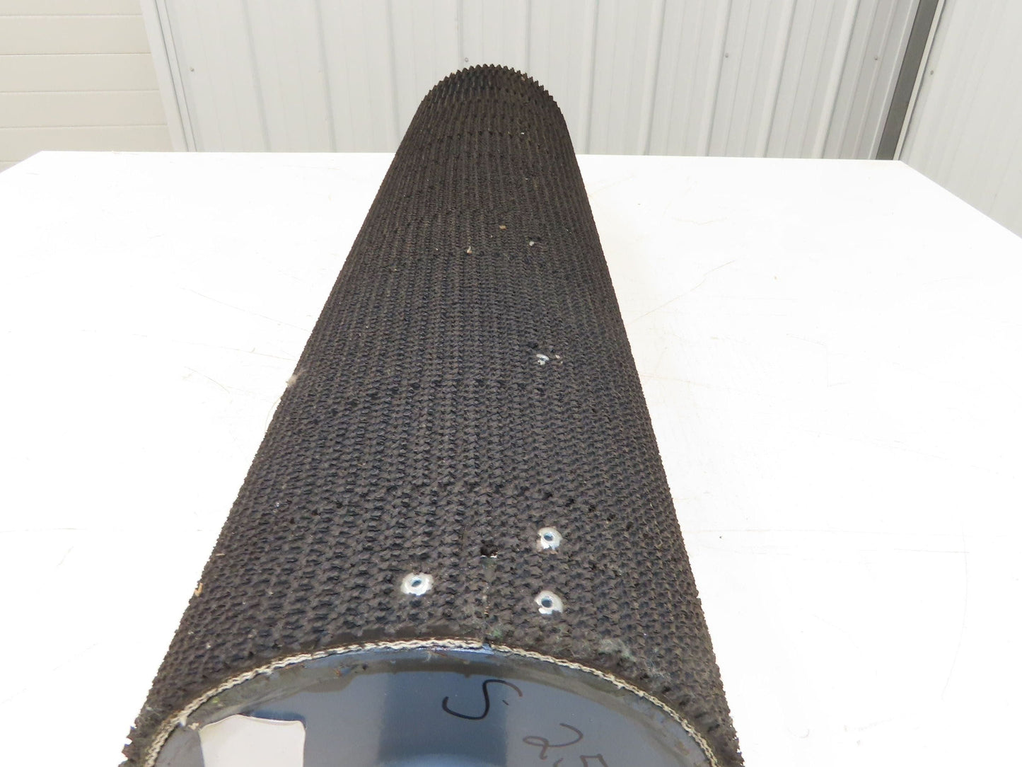 Intelligrated 28" Conveyor Lagged Grip Top Pulley 6"x 26-3/4"W 1-7/16" Shaft