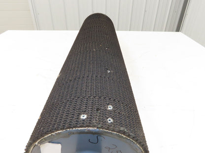 Intelligrated 28" Conveyor Lagged Grip Top Pulley 6"x 26-3/4"W 1-7/16" Shaft