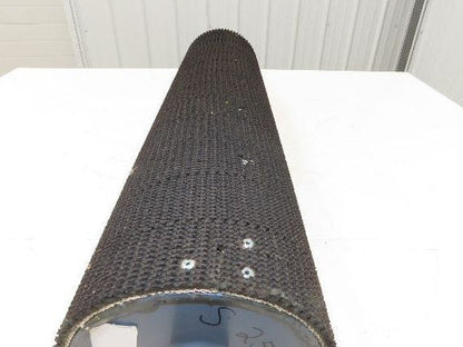 Intelligrated 28" Conveyor Lagged Grip Top Pulley 6"x 26-3/4"W 1-7/16" Shaft