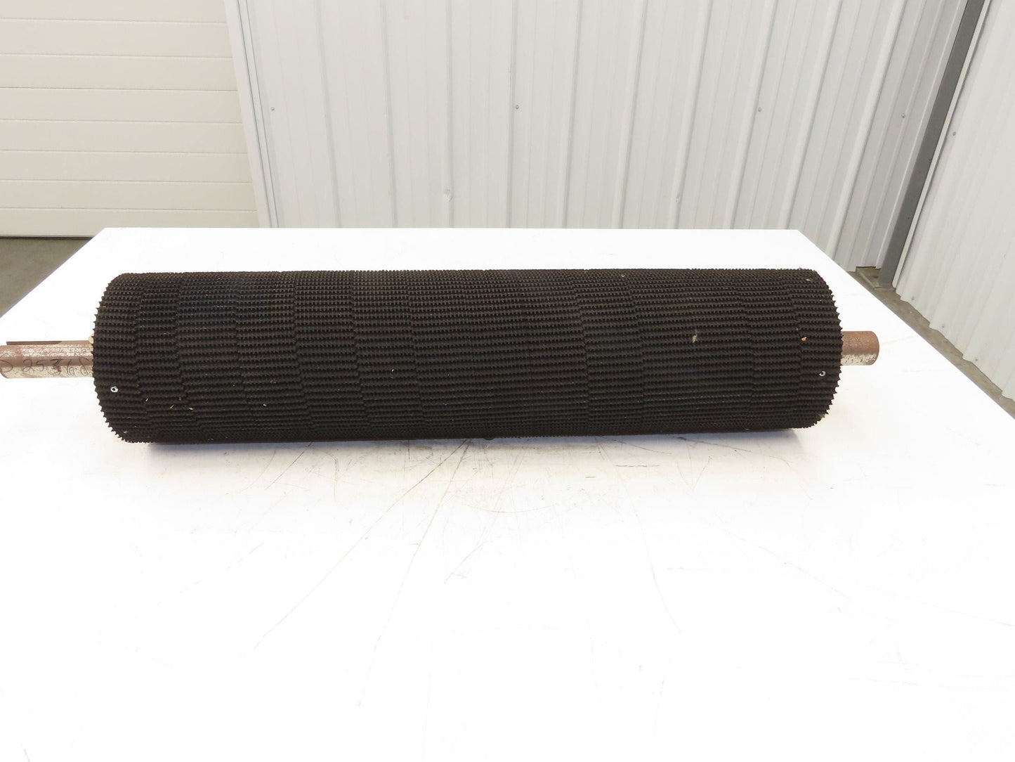 Intelligrated 28" Conveyor Lagged Grip Top Pulley 6"x 26-3/4"W 1-7/16" Shaft