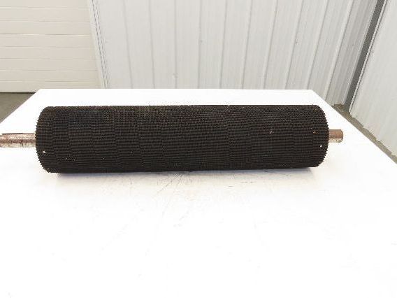 Intelligrated 28" Conveyor Lagged Grip Top Pulley 6"x 26-3/4"W 1-7/16" Shaft