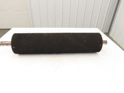 Intelligrated 28" Conveyor Lagged Grip Top Pulley 6"x 26-3/4"W 1-7/16" Shaft