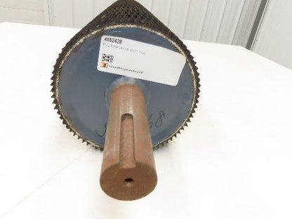 Intelligrated 28" Conveyor Lagged Grip Top Pulley 6"x 26-3/4"W 1-7/16" Shaft