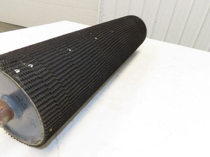 Intelligrated 28" Conveyor Lagged Grip Top Pulley 6"x 26-3/4"W 1-7/16" Shaft