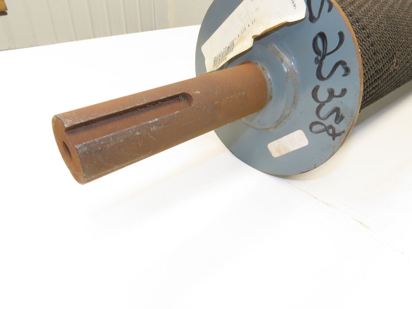 Intelligrated 27" Conveyor Grip Top Infeed Pulley 4-1/2"x 25"W 1-7/16" Shaft
