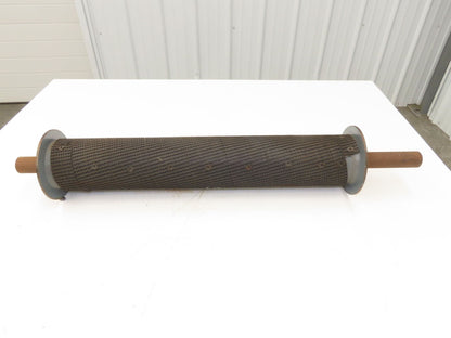 Intelligrated 27" Conveyor Grip Top Infeed Pulley 4-1/2"x 25"W 1-7/16" Shaft