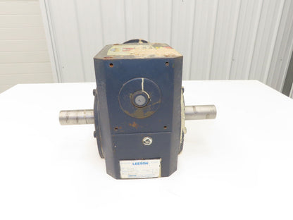 Leeson H6320167 Gearbox 50:1 Reducer 35rpm 1.73Hp Dual Output 56 Frame