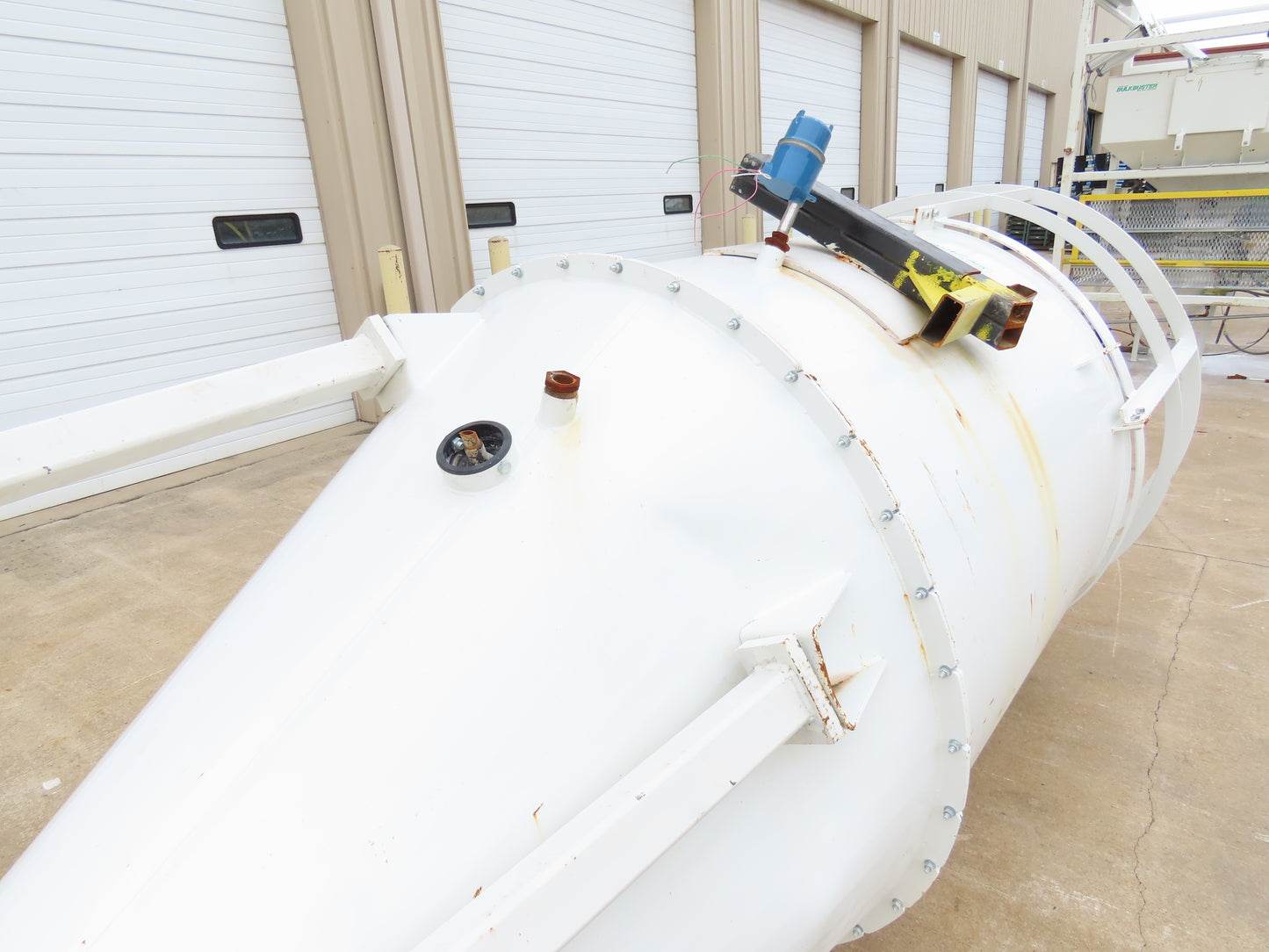 Dynamic Air Conveying Pneumatic Bulk Material Receiver Hopper Bin 60"x 15'H