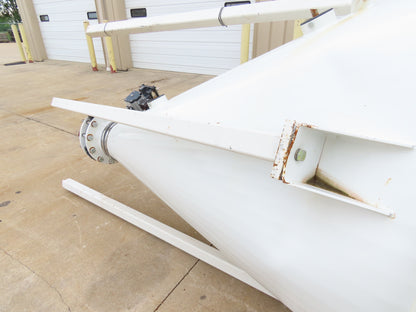 Dynamic Air Conveying Pneumatic Bulk Material Receiver Hopper Bin 60"x 15'H