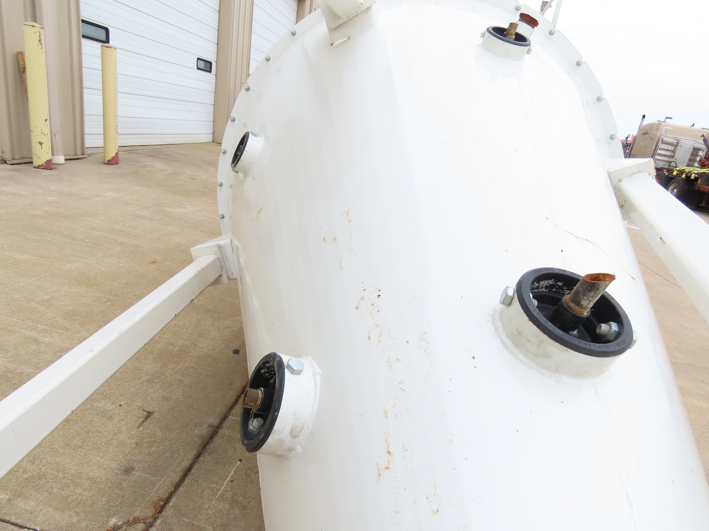 Dynamic Air Conveying Pneumatic Bulk Material Receiver Hopper Bin 60"x 15'H