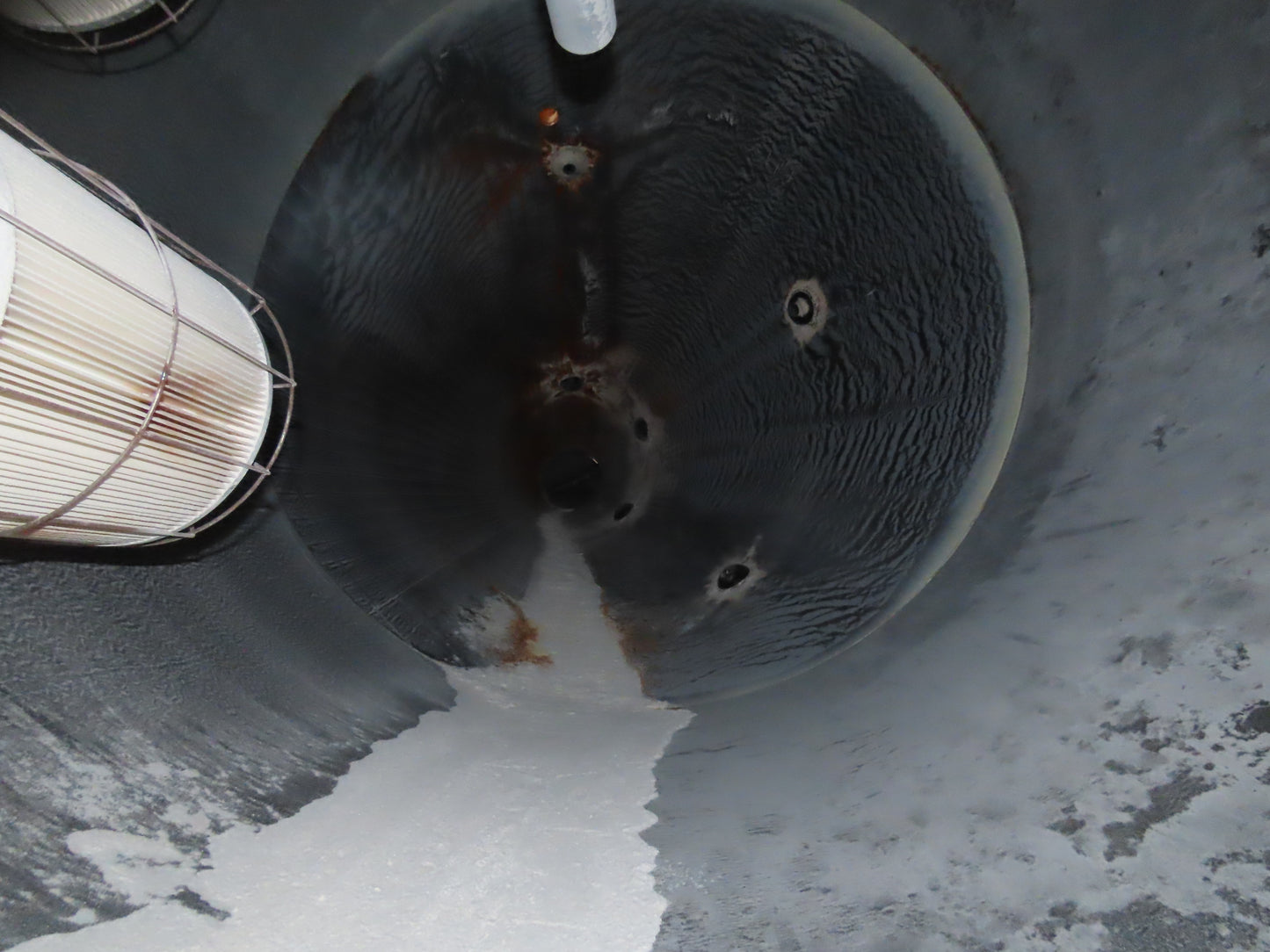 Dynamic Air Conveying Pneumatic Bulk Material Receiver Hopper Bin 60"x 15'H