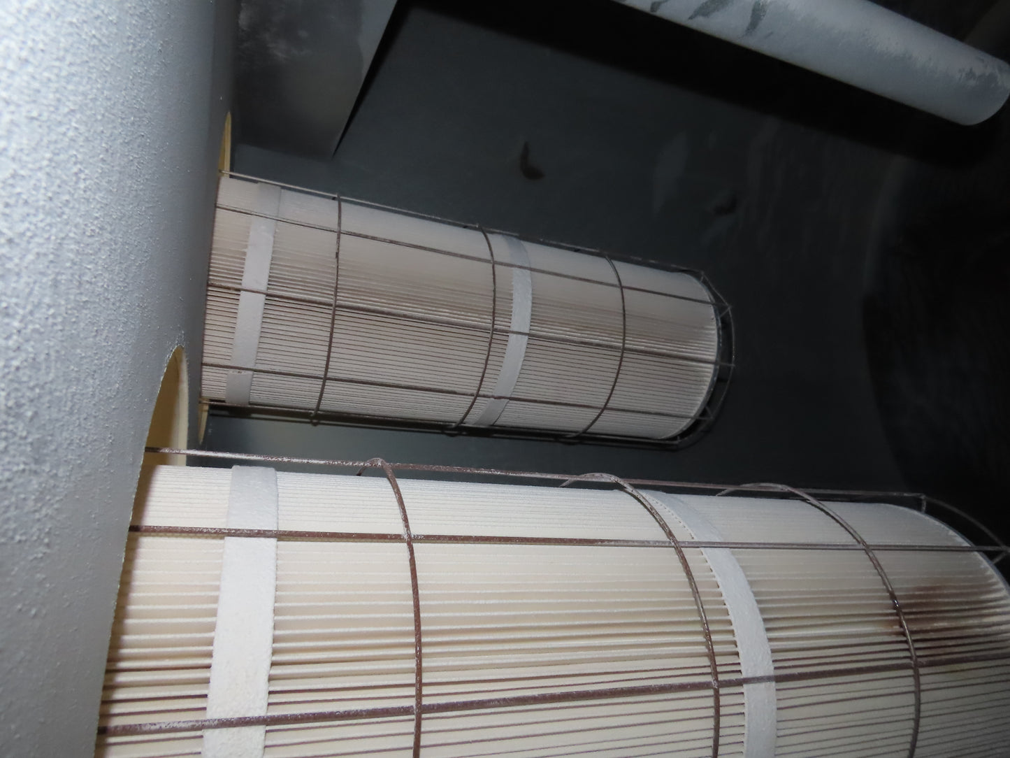 Dynamic Air Conveying Pneumatic Bulk Material Receiver Hopper Bin 60"x 15'H