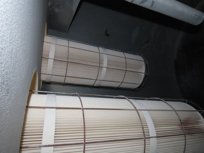 Dynamic Air Conveying Pneumatic Bulk Material Receiver Hopper Bin 60"x 15'H