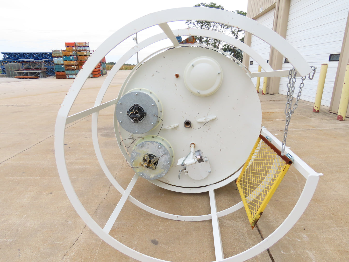 Dynamic Air Conveying Pneumatic Bulk Material Receiver Hopper Bin 60"x 15'H