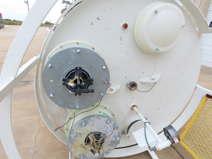 Dynamic Air Conveying Pneumatic Bulk Material Receiver Hopper Bin 60"x 15'H