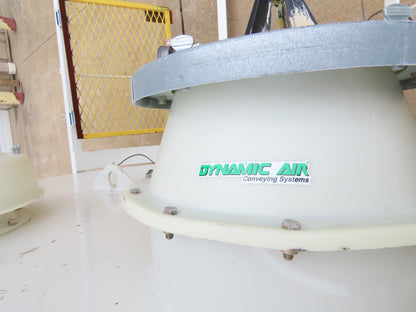 Dynamic Air Conveying Pneumatic Bulk Material Receiver Hopper Bin 60"x 15'H