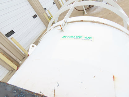 Dynamic Air Conveying Pneumatic Bulk Material Receiver Hopper Bin 60"x 15'H