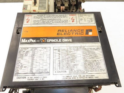Reliance Electric 801429-21RC MaxPak Plus DC Drive 3Ph 480v In 240vDC 105A 30Hp