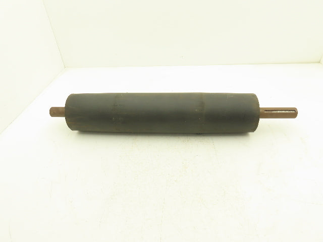 Intelligrated Conveyor 4"x 20" Crowned Lagged Pulley 1-3/16" Shaft