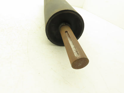 Intelligrated Conveyor 4"x 20" Crowned Lagged Pulley 1-3/16" Shaft