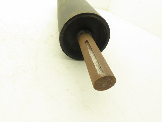 Intelligrated Conveyor 4"x 20" Crowned Lagged Pulley 1-3/16" Shaft