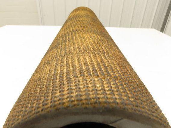 6"x 29" Lagged Grip-Top Conveyor Pulley Taper Bushed Bore