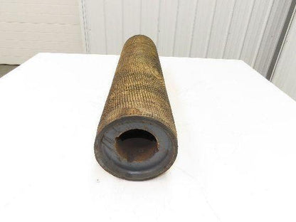 6"x 29" Lagged Grip-Top Conveyor Pulley Taper Bushed Bore