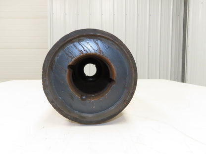 6"x 29" Lagged Grip-Top Conveyor Pulley Taper Bushed Bore