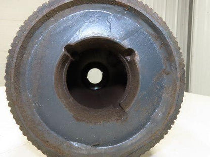 6"x 29" Lagged Grip-Top Conveyor Pulley Taper Bushed Bore