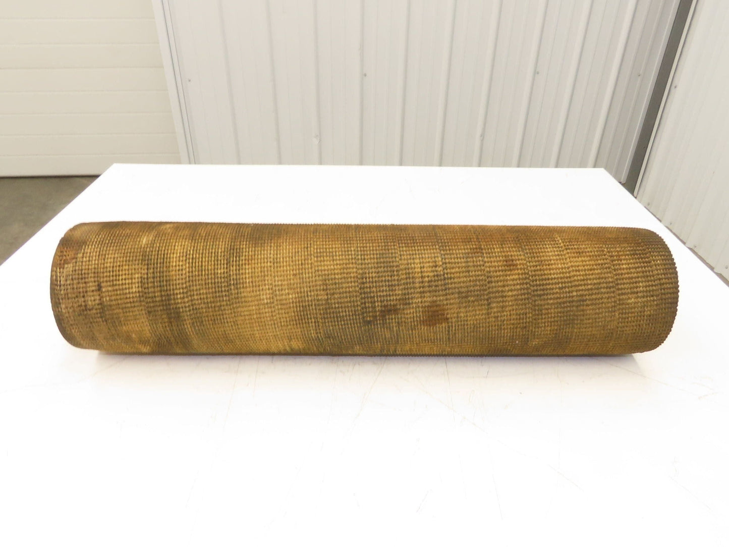 6"x 29" Lagged Grip-Top Conveyor Pulley Taper Bushed Bore